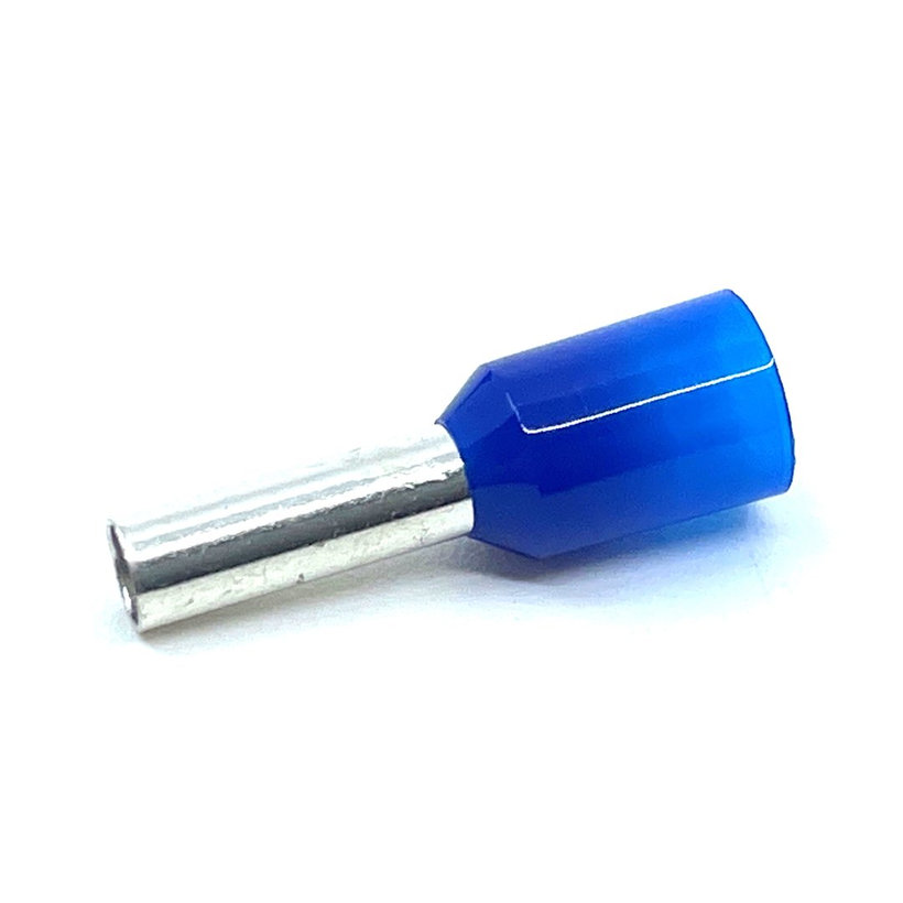 Izolovaná kabelová dutinka modrá 2,5mm²