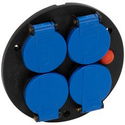 Montážní deska zásuvky 4násobná IP44 – 1081091