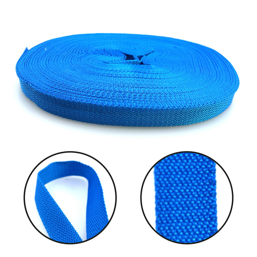 PPV popruh 25x1-2mm modrý