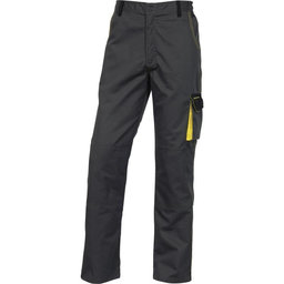 Pracovní kalhoty D-MACH šedá-žlutá XXL