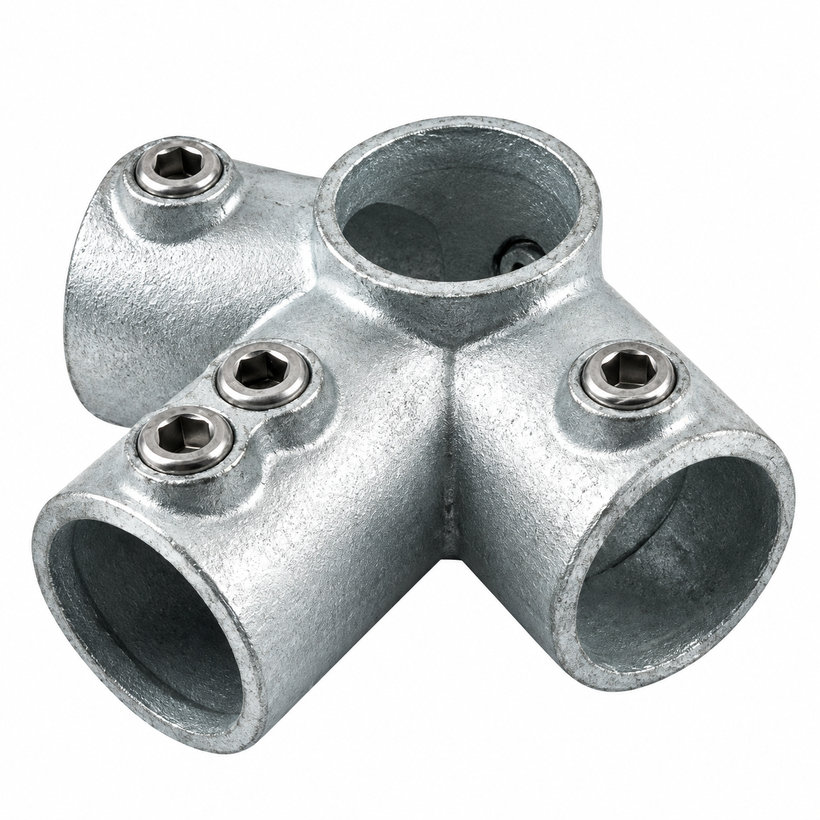 Třícestná spojka – 27 mm – pozinkovaná