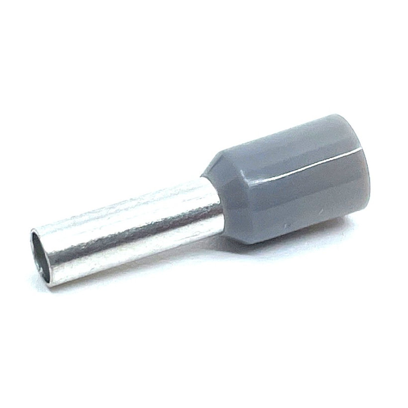 Izolovaná kabelová dutinka šedá 4mm²