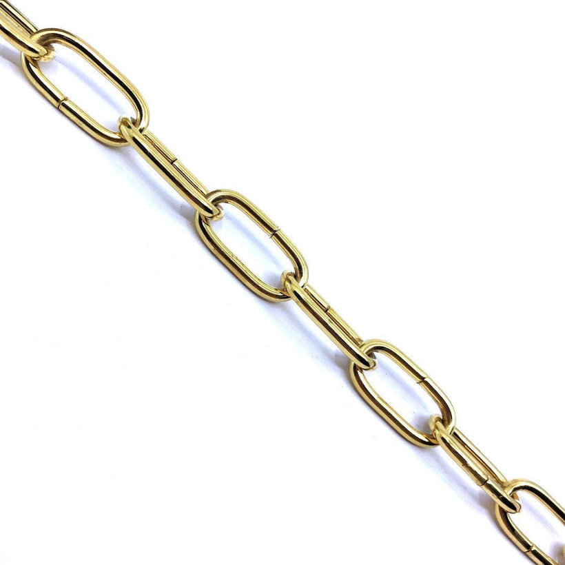 Řetěz ozdobný/žlutý zinek 3mm
