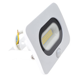 LED SMD reflektor bílý s čidlem 10W - neutrální bílá