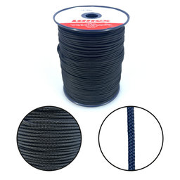 PA pletené lano s jádrem černé 16pr 5mm