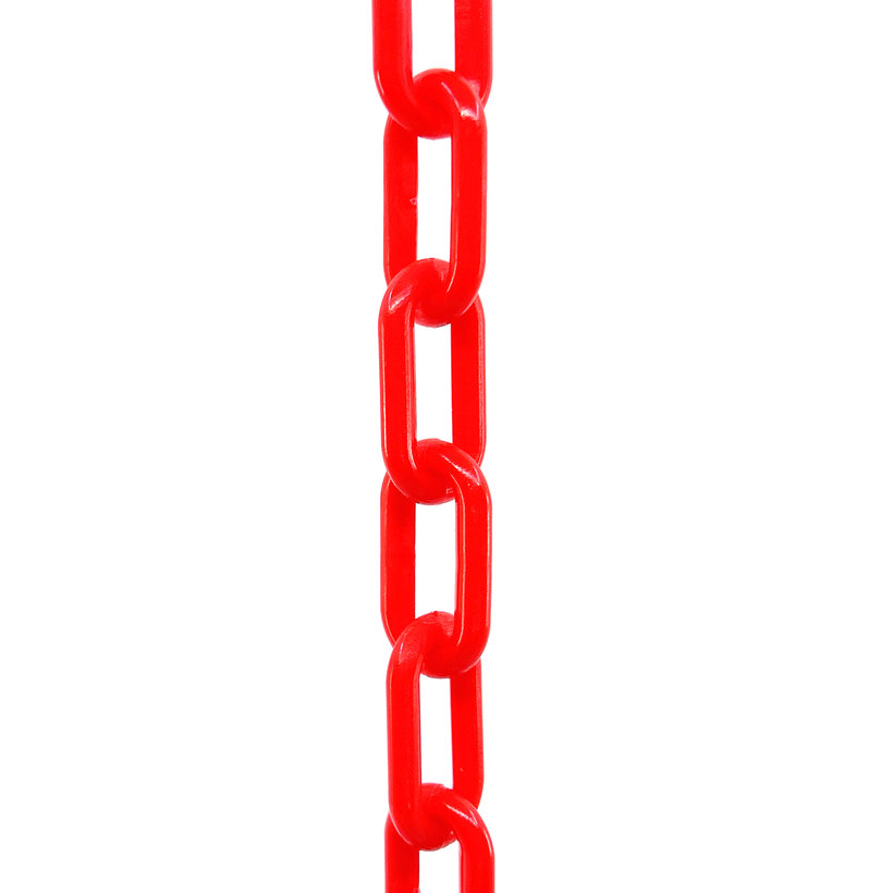 Plastový řetěz červený 6mm