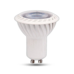 LED žárovka COB GU10 5W - teplá bílá