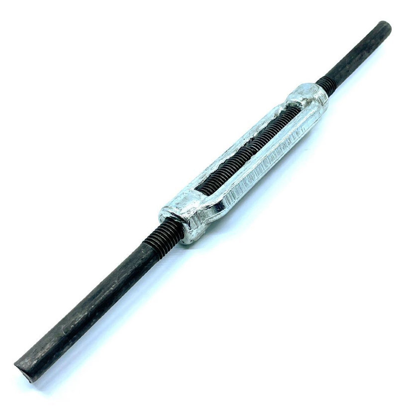 Napínač DIN 1480 černý rovné konce M16