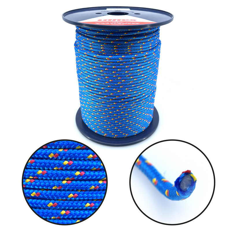 PPV lano barevné s jádrem pletené 16pr 8mm 200m