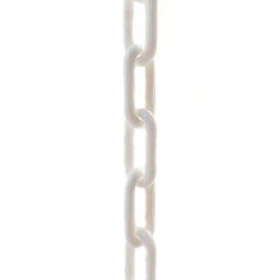 Plastový řetěz bílý 10mm
