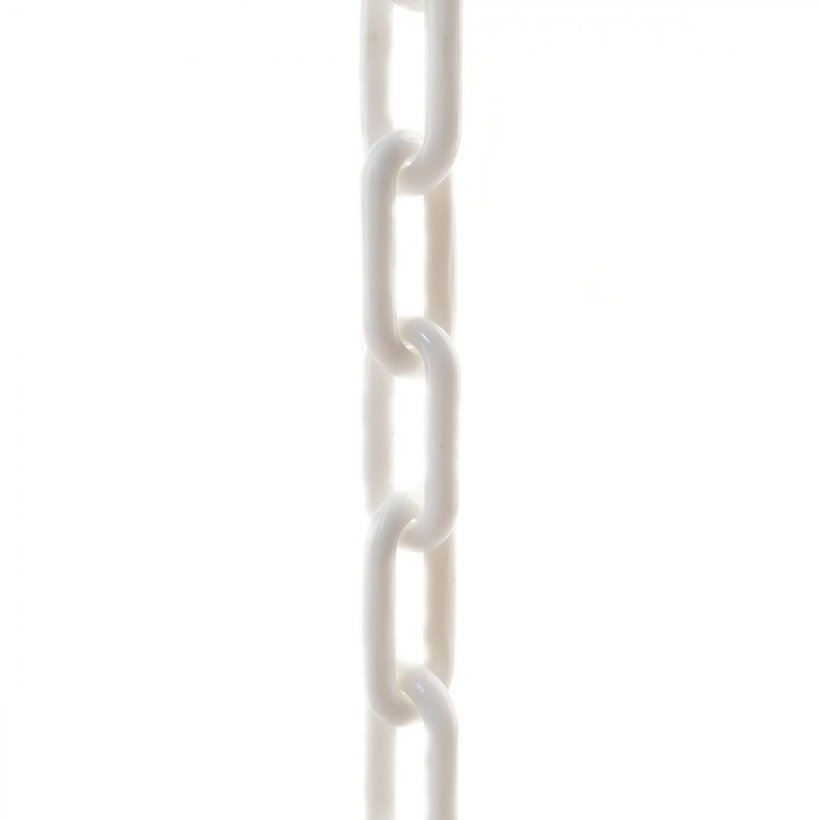 Plastový řetěz bílý 10mm