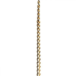 Řetěz ozdobný kroucený žlutý zinek 1,5mm